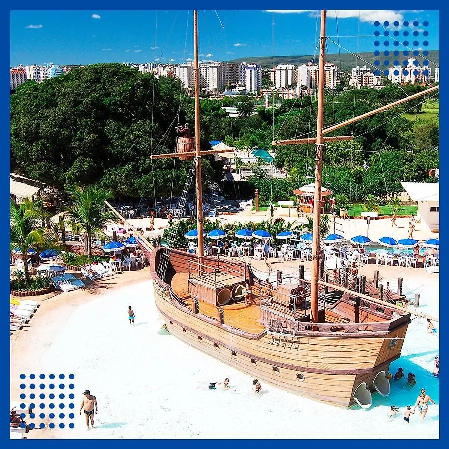 Piazza Com Ingressos Acqua Park Diroma Ate 4 Pessoas Apartment Caldas Novas